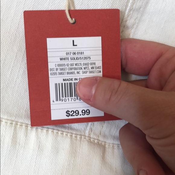 White jean vest NWT - Picture 3 of 5